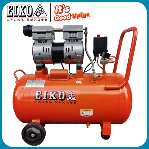 EKA6040-OL 4.0HP 60L Oiless Oilfree Silent Air Compressor - Image 3